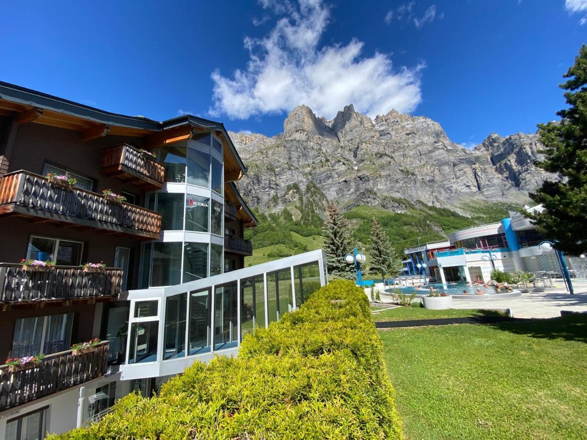 Hotel Viktoria-Leukerbad-Therme Exterior foto